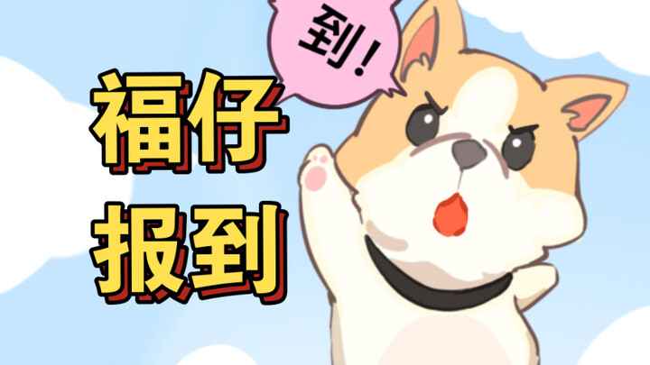 Anjing polisi Corgi—Fuzai! Melapor kehadiran