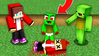 Why Baby Mikey Turn into Scary Monster and Kill Baby JJ - in Minecraft Challenge Maizen JJ and Mikey
