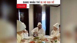 Đang đi nhậu thì bị vợ gọi 😂