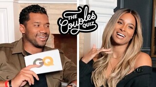Ciara & Russell Wilson Ask Each Other 33 Questions | The Couples Quiz | GQ