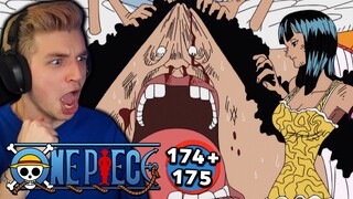 ROBIN FINDS SHANDORA?! | One Piece REACTION Episode 174 + 175