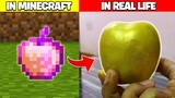 I MADE A REAL LIFE MINECRAFT GOLDEN APPLE!