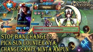 CHANGE 1ST PICK? BAN CHANGE? GAK PERLU BOZ KASIH MONYET AJA AUTO TERIAK MINTA AMPUN BOZ