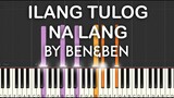Ilang Tulog na Lang by Ben&Ben synthesia piano tutorial with lyrics / free sheet music