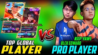 TOP GLOBAL VS. PRO PLAYER (NEXPLAY, BLACKLIST, CIGNAL ULTRA) ~ MOBILE LEGENDS