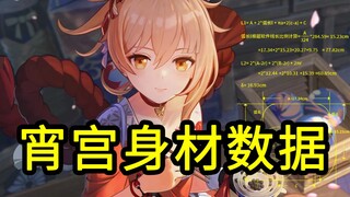 لقد حسبت بيانات قياسات جسم شياو قونغ، أنا الأول على موقع Bilibili!