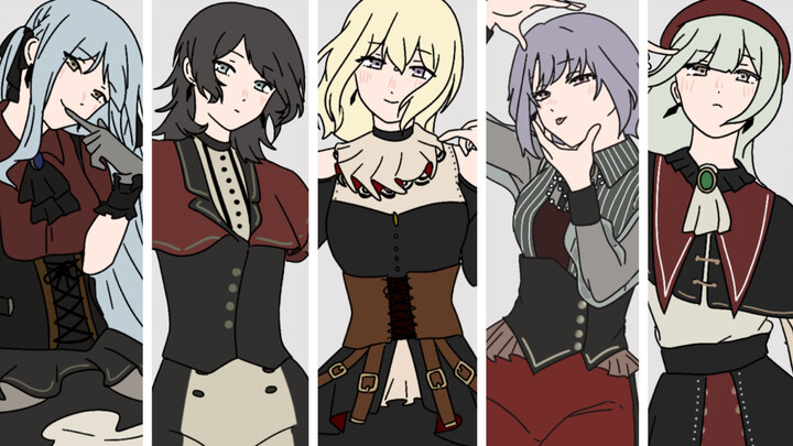 【Hoạt hình vẽ lại AveMujica】💃 Vũ điệu Laisse – Cả dàn nhân vật Gà Mái đã thử nhảy đấy! 💃 [iris out]