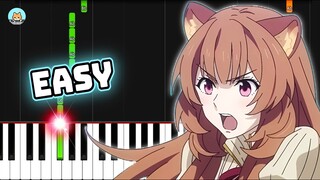 The Rising of the Shield Hero Season 3 OP - "SIN" - EASY Piano Tutorial & Sheet Music