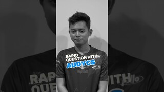 Rapid Question With Audycs✨ #MPLIDS14 #WeOwnThis