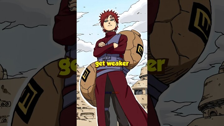 Did Gaara get WEAKER After Losing Shukaku?