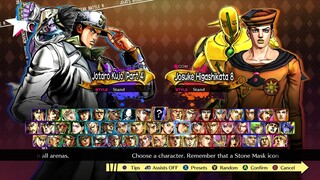 Jojo's Bizarre Adventure All star Battle R - All Characters Roster (4k)