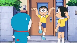 Doraemon: The clone Nobita does good things without leaving a name, Shizuka uses the clone to play p