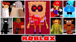 Spongebob exe, Mario exe & More The Horror Elevator 2 By @Mrboxz21 [Roblox]