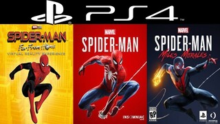 All Spider-Man Games on PS4