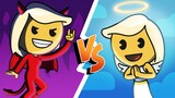 Angel vs Demon Compilation | emojitown