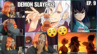 SO HE FINE FINE | Demon Slayer: Kimetsu no Yaiba Season 2 Episode 9 Reaction | Lalafluffbunny