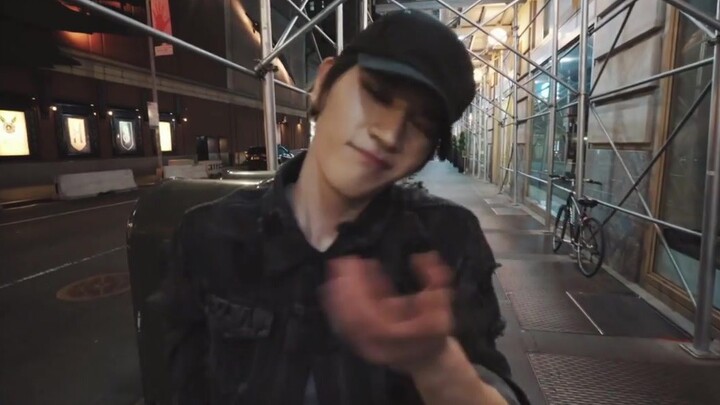 [Taeyong Fan Cafe] 210307 New York Times Square, Broadway at night