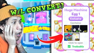 Dami Ko Naconvert | Huge Machine Eggs Sa Pet Simulator X New Update | Roblox