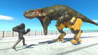 New Update CYBER T-REX Death Climb - Animal Revolt Battle Simulator