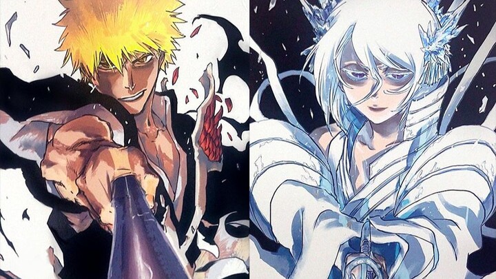 [End of the famous BLEACH manga scene in one breath] Feel the tension of Kubo Tairen's painting
