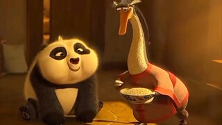 Trước khi nhận nuôi Po, Bố Goose đã mặc lụa và bàn ghế của ông đều được nhập khẩu!