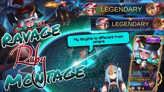 When Top Global Ruby plays Ravage Mode | Unli Ravage Ruby by ikanji | Mobile Legend