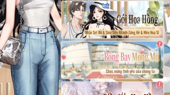 Nhạc nền sự kiện hoa hồng tỏ tình trong game ngôi sao lấp lánh