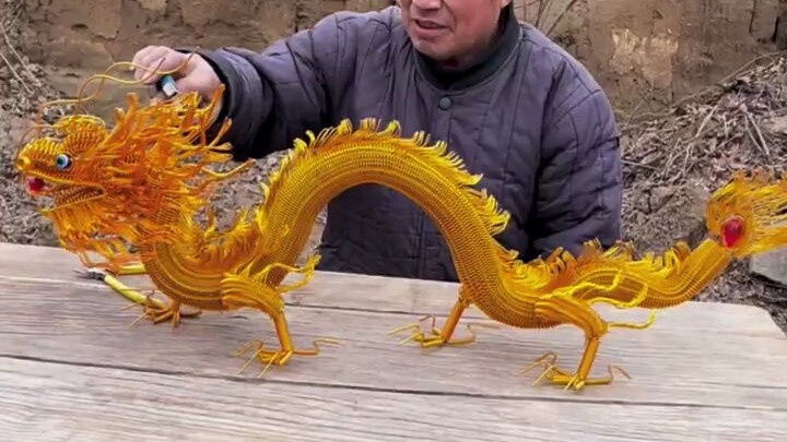 The Golden Dragon Made by Grandpa