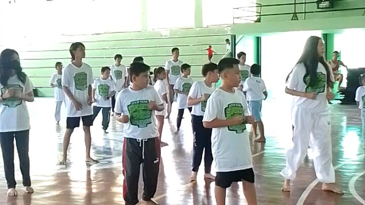 1st day Taekwondo Workshop sa master😊😊