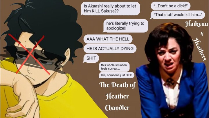 // The Death of Heather Chandler // Haikyuu x Heathers // Haikyuu texts // somerandomtexts //