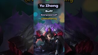 Yu Zhong di buff jadi overpowered! Tapi kok ada bugnya? #mobilelegends #gaming #viral