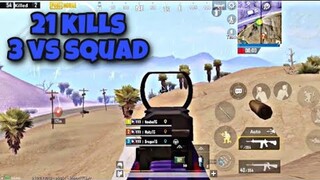 TOPGUNZ 3 MAN SQUAD MIRAMAR DOMINATION 21 TEAM KILLS TOURNAMENT ELIMINATION | NEWBIE PUBG MOBILE