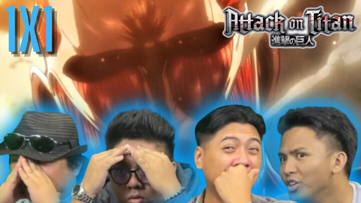 WTF IS THIS BRO... 😭😭| BLIND REACTION/REVIEW | Attack on Titan S1 EP 1 | "To You, in 2000 Years"