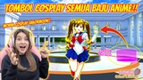 TOMBOL ACTION BUAT BISA COSPLAY SEMUA BAJU ANIME!! ADA SAILOR MOON!! SAKURA SCHOOL SIMULATOR-PART697