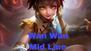 Wan Wan Mid line#foreveryone #funny #memes #mobilelegendbangbang #mobilelegends #mbll_mobilegend