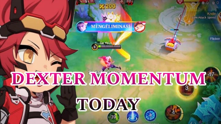 DEXTER MOMENTUM TODAY