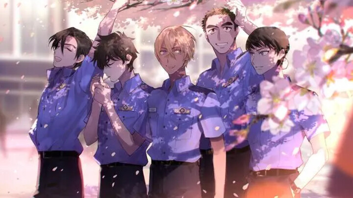 [Police Academy Five] "Let me use this moonlight to look at you again, but it's a pity that we are s