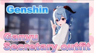 Ganyu Secretary outfit