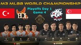 BEDEL VS EVOS SG [GAME 4] | M3 MLBB World Championship 2021  Playoffs Day 1