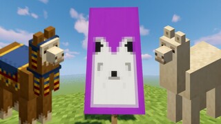 How to make a LLAMA banner in Minecraft!