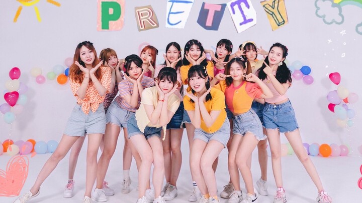 12 gadis imut menemani Anda merayakan Qixi ❤ Lagu manis IZ*ONE yang sangat mirip aslinya 【Pretty】