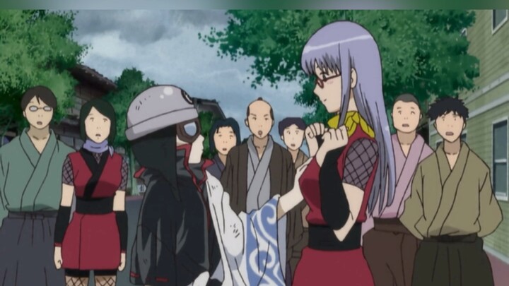 [Gintama] Kagura belajar buruk dari Gintama di usia muda