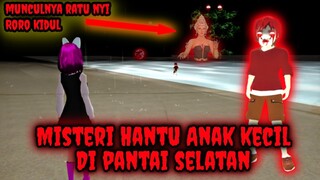 Misteri Hantu Anak Kecil Di Pantai Selatan || Munculnya Nyi Roro Kidul - Sakura School Simulator