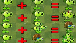 PvZ 2 Discovery - วิวัฒนาการและฟิวชั่นพืชของ PEA ทั้งหมด