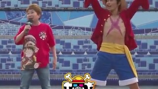 One Piece voice actor live dubbing and cosplay combination