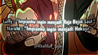 Impian Luffy & Naruto 👊🏻 Sementara itu Denji! YTTA 😌 JJ AM DJ Mary on a cross #fyp