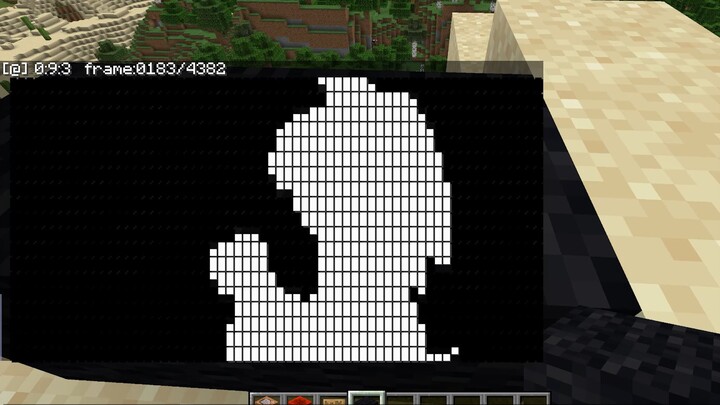 Play “Bad Apple!!” in Minecraft’s chat!