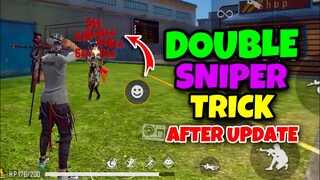 How To Use Double Snipers After Update In Free Fire | Double Sniper Headshot Trick (AWM, M82B)