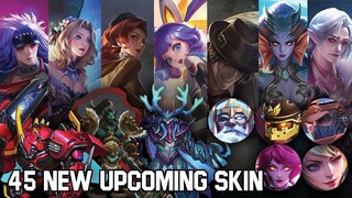 45 NEW UPCOMING SKIN MOBILE LEGENDS! - Mobile Legends New Skin