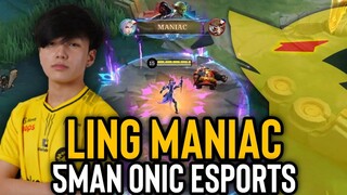 MY LING GOT MANIAC BECAUSE OF MY ONIC TEAMMATES | M4 CHAMPIONSHIP